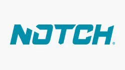 Logo with the word "notch" in capital letters.