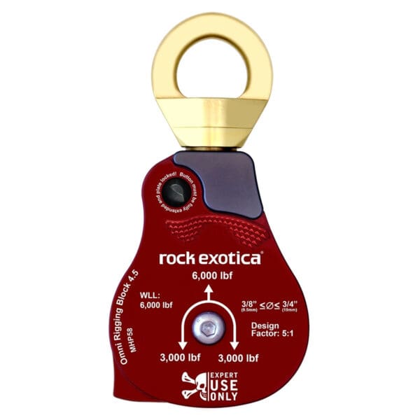 Red rock exotica omni rigging block 4.5