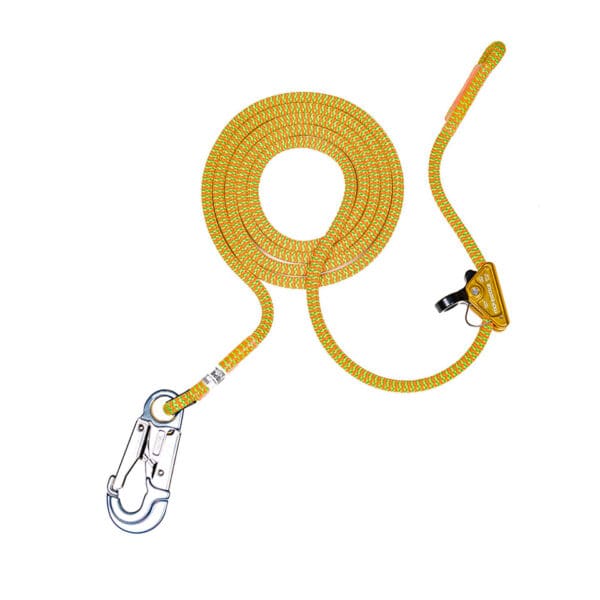 Yale Cordage 11.7mm Tropical Ivy Flipline With Rock Grab & Cordura 12ft