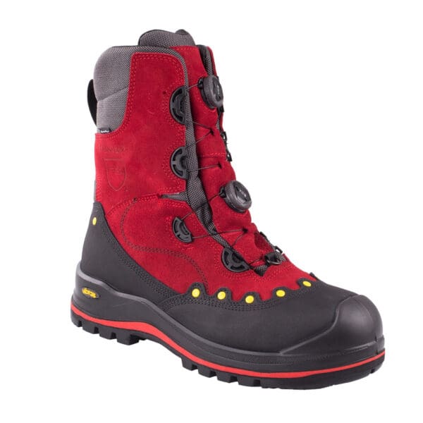 Red BOA-system winter work boot.