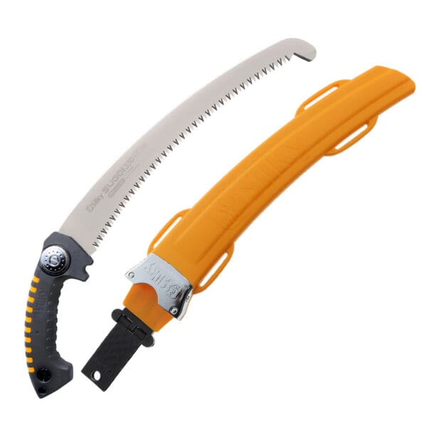 Silky Sugoi 330 folding saw with sheath.