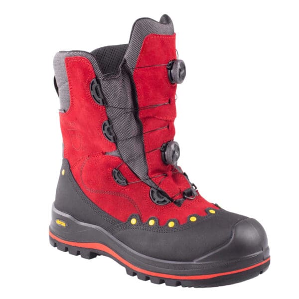 Red and black BOA winter boot.