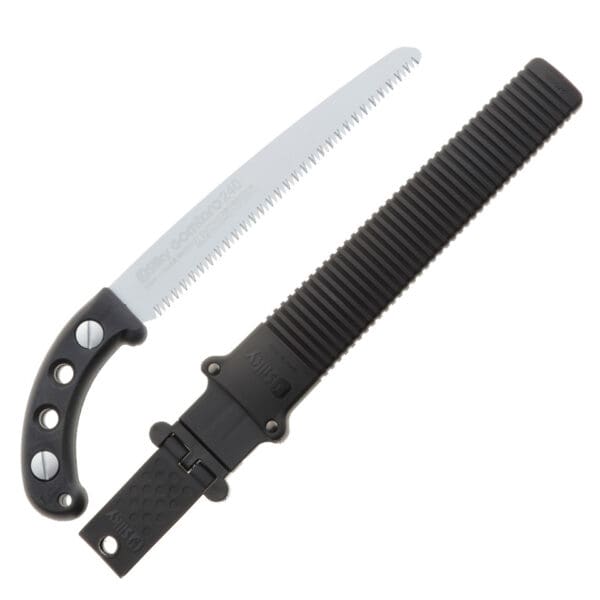 Silky Gomtaro 240 folding saw with sheath.