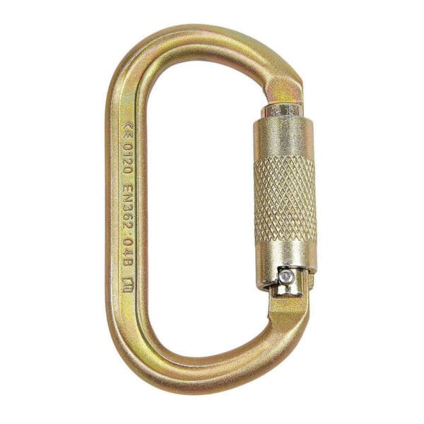 Golden locking safety carabiner