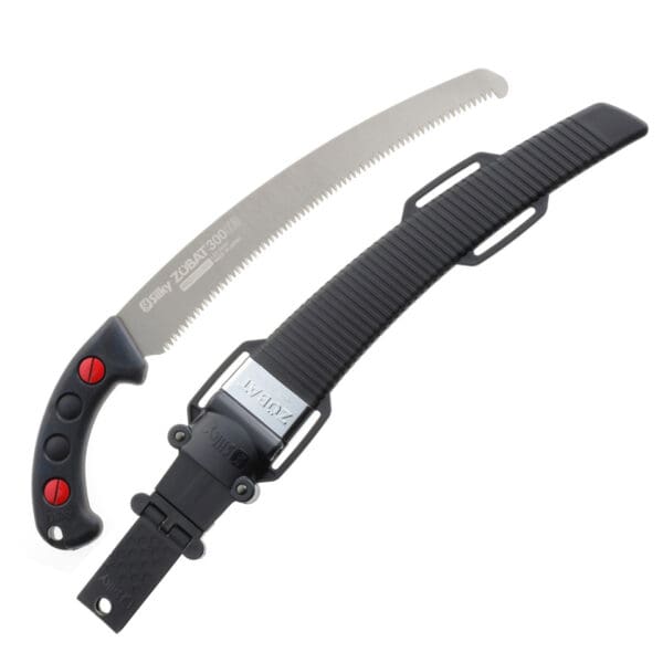 Silky Zubat 300 folding saw with sheath.