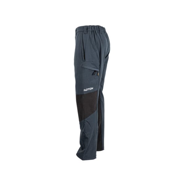 Gray and black Notch brand pants.