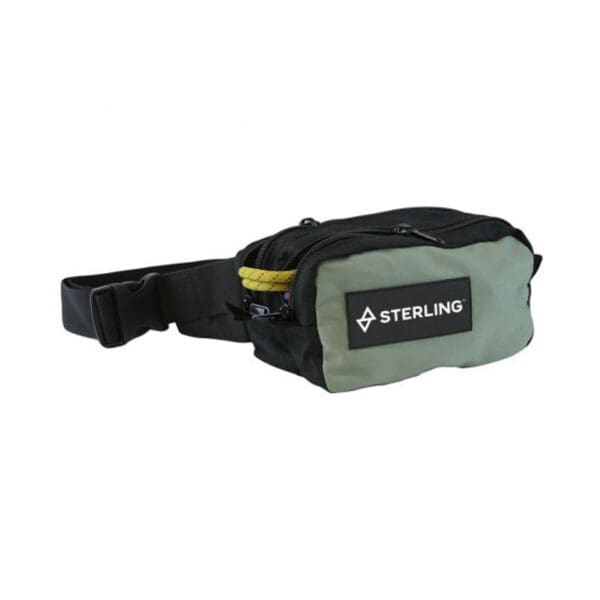 Green and black Sterling fanny pack.