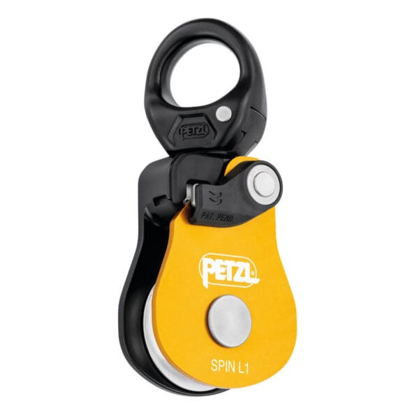 Petzl Spin L1 climbing pulley.